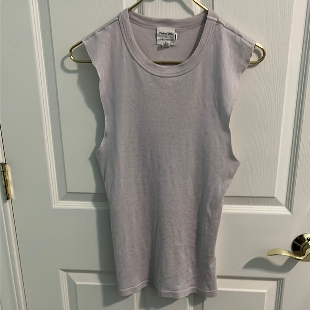 🌺Anthropology Michael Stars Sleeveless Light Blue Muscle Tee